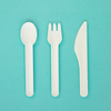 Hot Selling Eco-friendly Biodegradable Bagasse Cutlery Sugarcane Spoon Fork Knives With Huge Discount