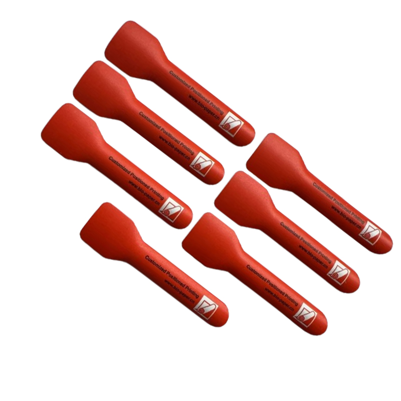 Customized disposable eco-friendly tableware, paper desserts, ice cream spoons