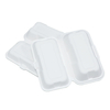 New Disposable Bagasse Folding Box Hot Dog Box Design Sense Degradable Eco-friendly Safe 100% Compostable Fast Food Packaging