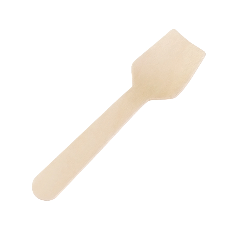 Ready to Ship Direct Sale Ice Cream Biodegradable Disposable wood Spoons for Dessert Wholesale New Trends