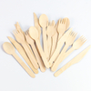 China Factory Wholesale 160 mm Wood Cutlery Wooden Cutlery Set With Cheap Price