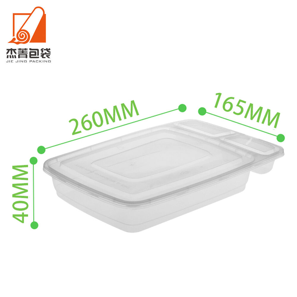 Disposable Fried Dumplings Breathable Holes Wonton Roast Duck Separated From the Flavor of the Pack with Lid Takeaway Box