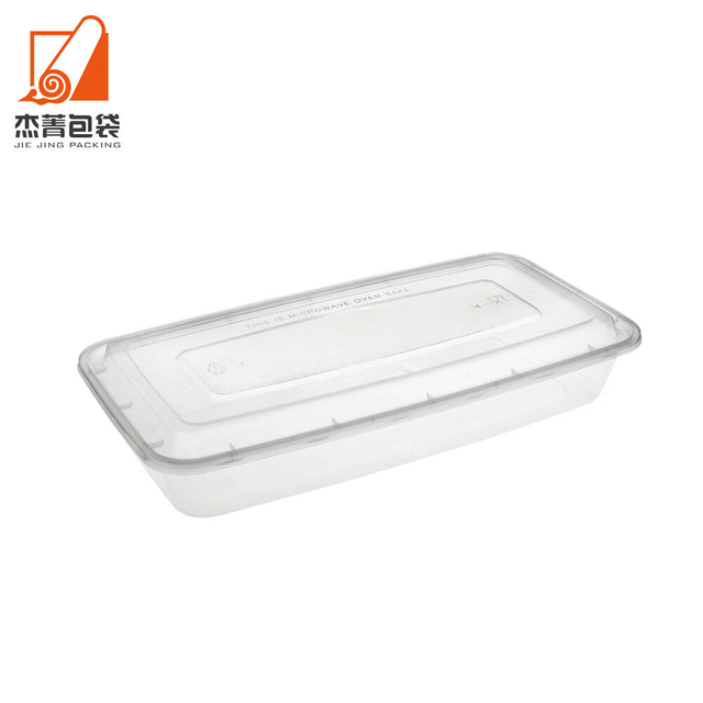 Disposable Plastic Food Box Take Away Food Container Lunch Box Bento Box with Lid