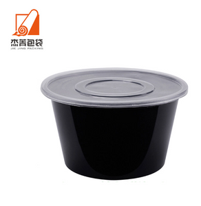 Factory 1500 Round Box Food Grade Round Disposable Plastic Bowl for Takeout Fast Food