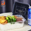 Restaurant Take Away Packing Disposable Plastic Food Container for Food with Lid for Salad Fast Food Meal Fruit Soup