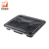 Five-compartment Disposable Delivery Food Containers American Styles Fast Food Box Plastic Lunch Box