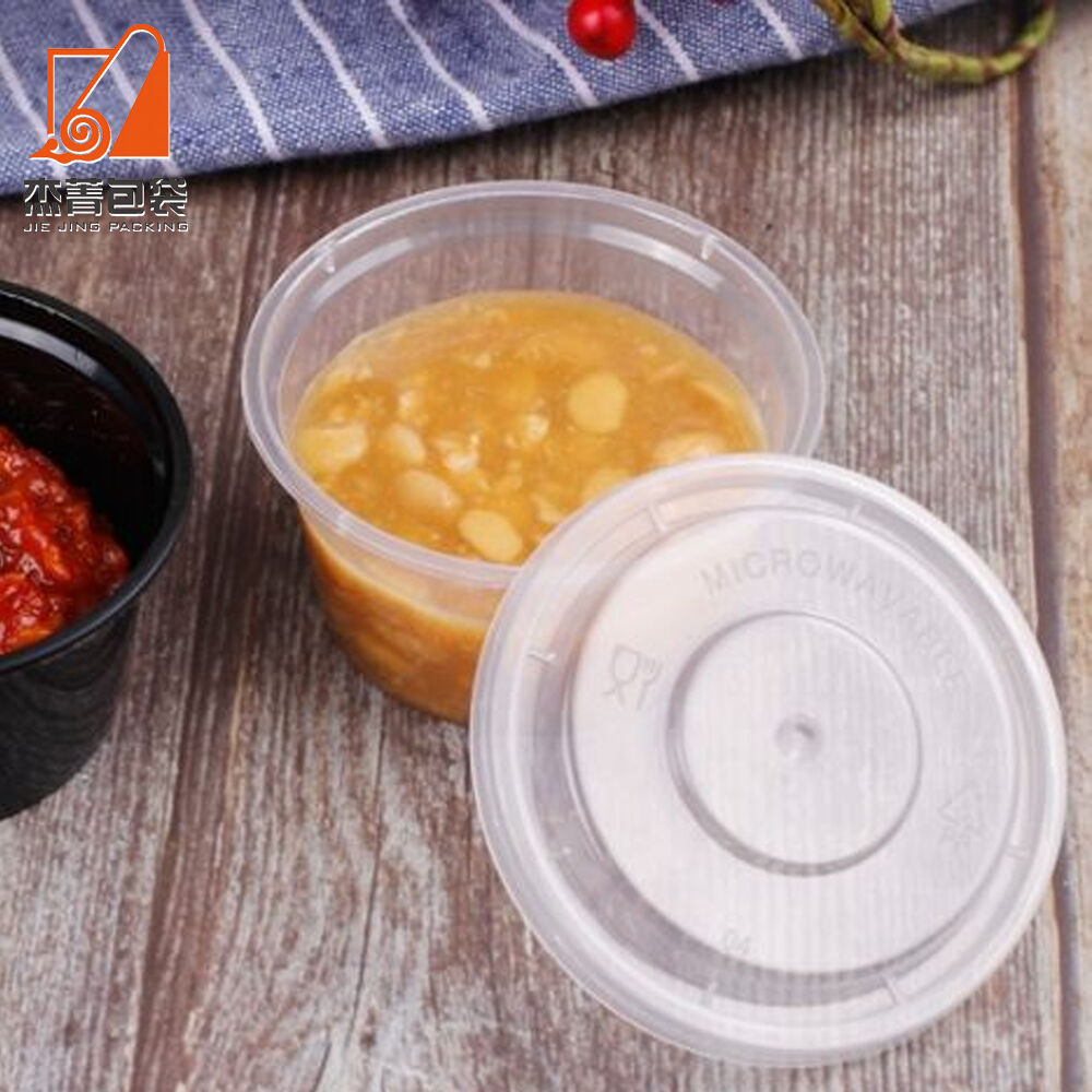 Factory Direct Sale Custom Logo Transparent Clear Deli Food Soup Plastic Container With Lid