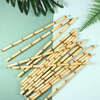 Environmental protection Paper straw Brown bamboo paper straw, biodegradable drinking straw