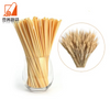Natural Wheat Compostable Biodegradable Disposable Drinking Straws Unbreakable