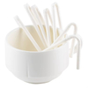Bendable Paper Straw Cocktail Juice Drinking Straw Eco-friendly Straws Customized Color & Pattern