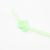 Flexible Disposable Plastic Drinking Straws Long Colorful Disposable Bendy Party Fancy neon green Straws