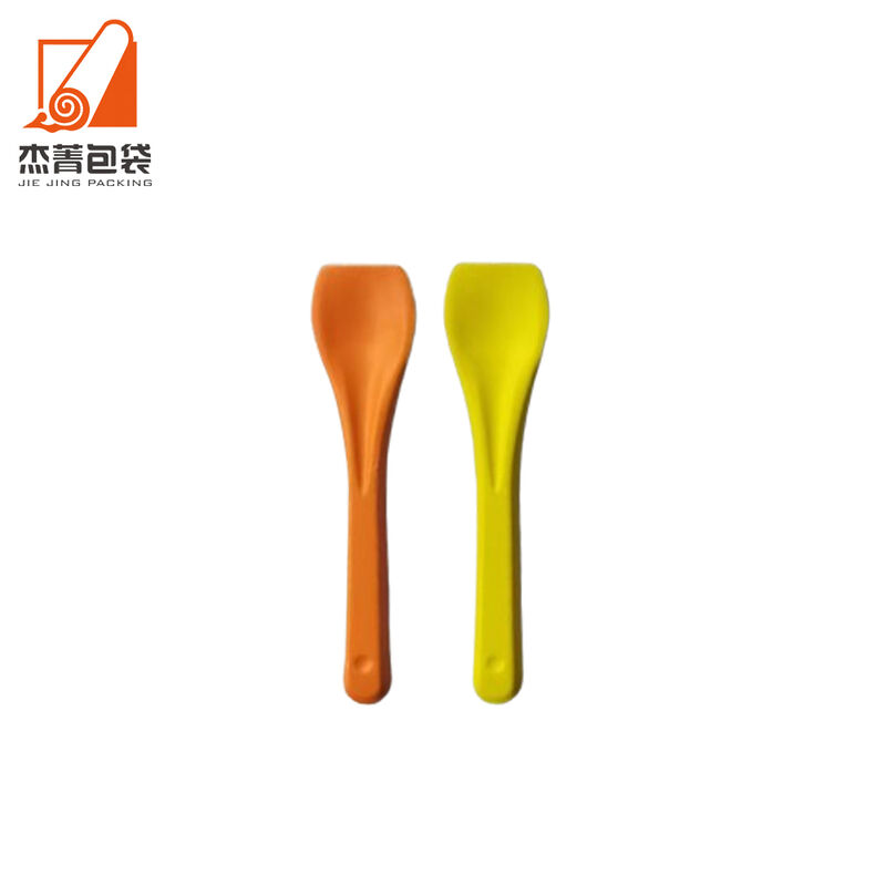 Environmentally friendly materials degradable disposable paper tableware Ice Cream spoon and dessert spoon Cutlery