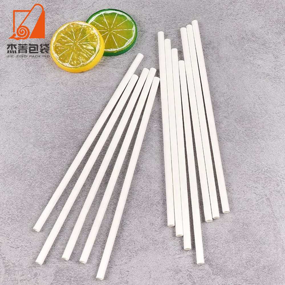 Cartoon pattern Disposable straw Colored paper straws are used to decorate weddings and banquets