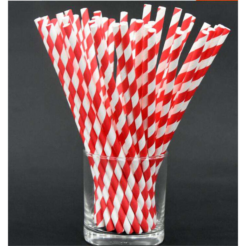 Wholesale customization Drink straw Environmentally friendly disposable paper straw Biodegradable paper straw