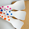 Eco friendly cheap dessert ice cream paper spoon disposable cutlery with custom