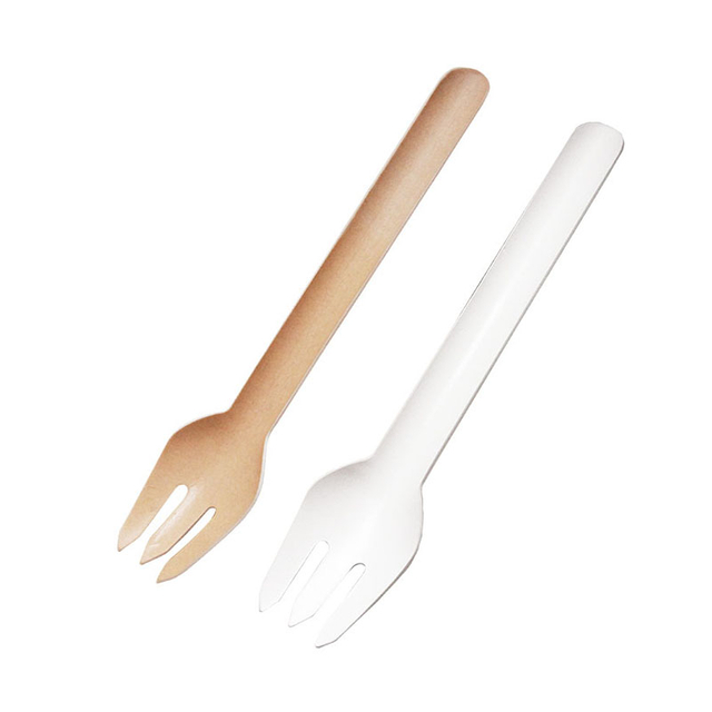All-Natural Disposable Eco-friendly Paper Cutlery Fiber Pulp Fork Knife Spoon Set for Parties with Accessories