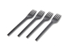 Eco-friendly disposable compostable pla plastic restaurant spoon knife fork cutlery set