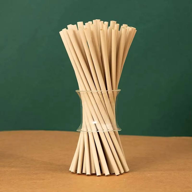Biodegradable Bpa Free Recycle Eco-friendly 100% Natural Drinking Juice Water Tube Disposable Sugarcane Straws