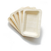 Wholesale food grade paper plates Paper plate Biodegradable wood-colored paper plate disposable tableware