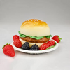 180mm Biodegradable Hot Cold Take Away Disposable Food Bowl Eco-friendly Corn Starch Food Bowl Food Tray