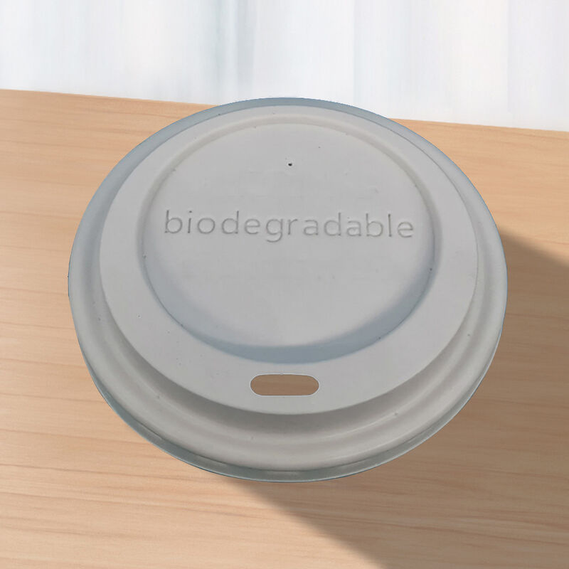 Food grade biodegradable corn starch disposable cup lid Eco-friendly coffee lid