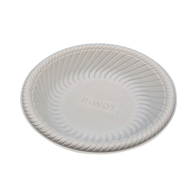 Custom Microwavable Sustainable Biodegradable Cornstarch Small Salad Bowls Wedding Party Disposable Desert Bowl