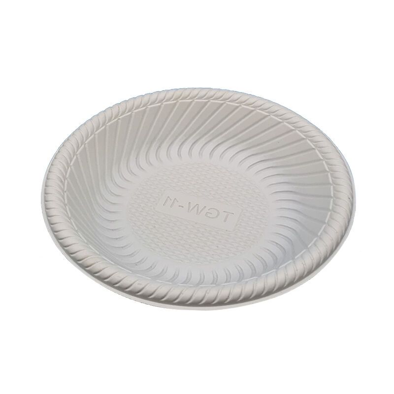 Custom Microwavable Sustainable Biodegradable Cornstarch Small Salad Bowls Wedding Party Disposable Desert Bowl