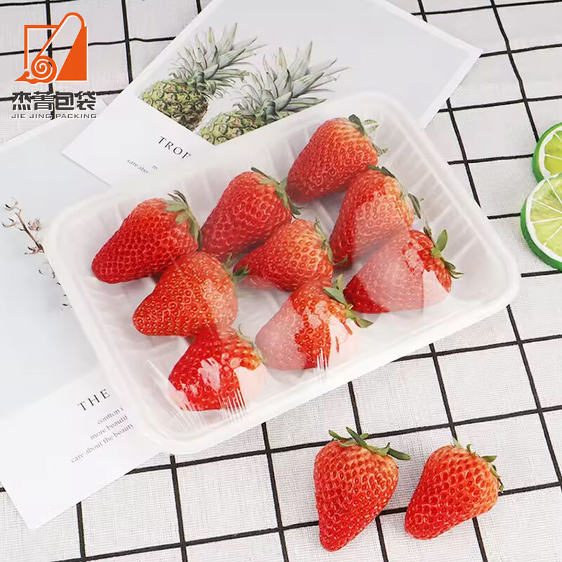 Disposable Biodegradable Cornstarch Meat Tray Eco-Friendly Take Away Food Tray