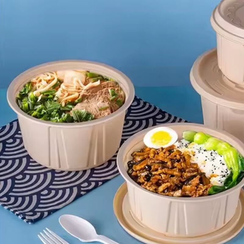 Cheap Price Disposable 850ml Takeaway Bowls Bio Based Corn Starch Bowl