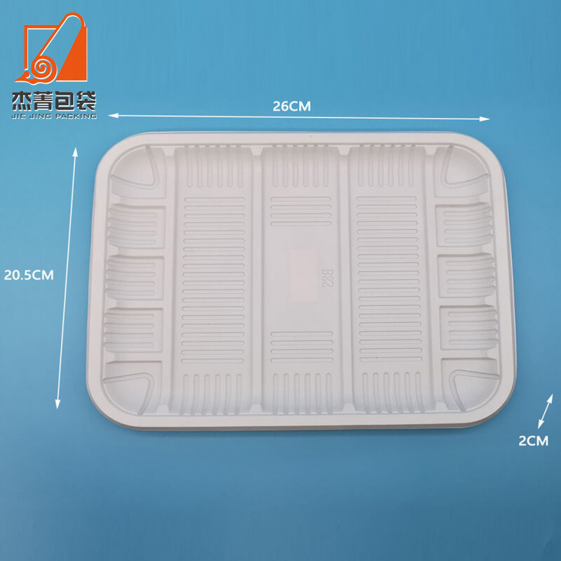 Custom Eco Friendly Disposable Sushi Desert Fruit Biodegradable Tray Packaging for Food