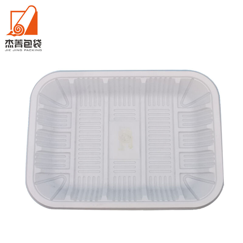 Biodegradable Food Container Fresh Chicken Corn starch food tray Packing Disposable Meat Tray
