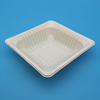 150ml Biodegradable Eco friendly White Cornstarch Compostable Storage Food Tray