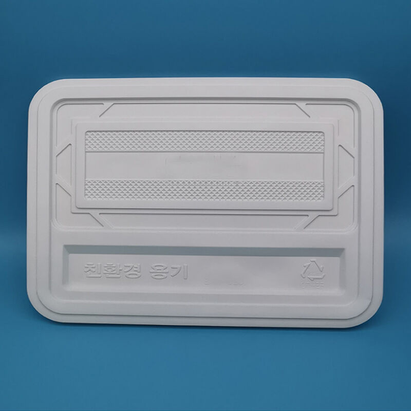 Factory Supplier Price Eco Friendly Disposable degradable eco-friendly cornstarch food tray lid