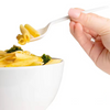 White Disposable Sporks Compostable Eco-Friendly and Kid-Safe 2-in-1 Utensils Built Strong to Last Large Meals