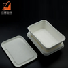 Disposable Bagasse 650ml Tray Lid Food Container Biodegradable Sugarcane Bento Lunch Box