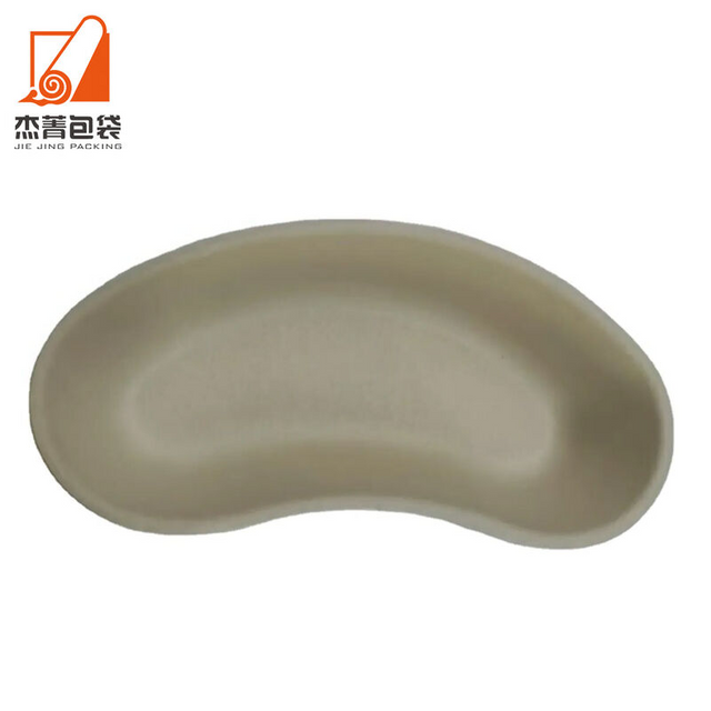 New novelty moon sugarcane bowls, disposable bagasse pulp crescent tray