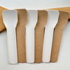 Eco friendly cheap dessert ice cream paper spoon disposable cutlery with custom logo
