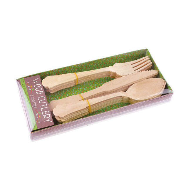 Tableware Wooden Cutlery Large Head Wooden Spoon Factory Price Biodegradable Disposable With good service