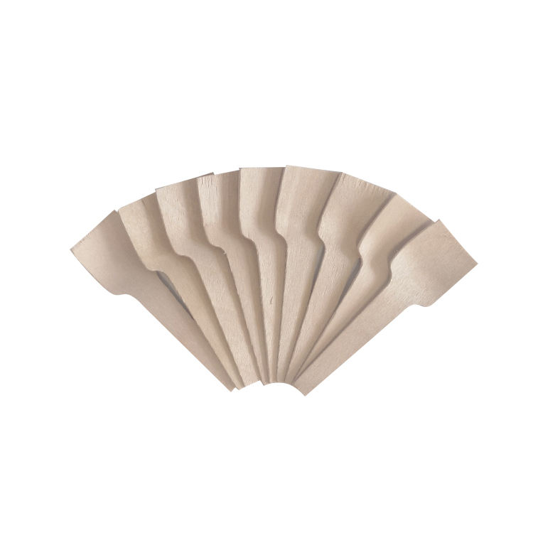 Hot Selling 70mm Wooden Spoon Disposable Biodegradable Wooden Cutlery Set Fork Spoon Knife
