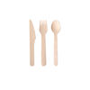 Hot Sale Disposable wooden cutlery spoon wooden spoon eco-friendly cutlery sets