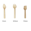 Biodegradable disposable wooden bulk birch wood spoon / forks / knives cutlery set