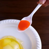 150mm white Bio-based Flatware Corn starch Spoon Disposable heavy duty reusable Eco-friendly 6 inch Cornstarch tea spoon