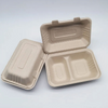 Degradable disposable corn starch environmental protection lunch box Food grade bowl household lunch box double take-out packaging