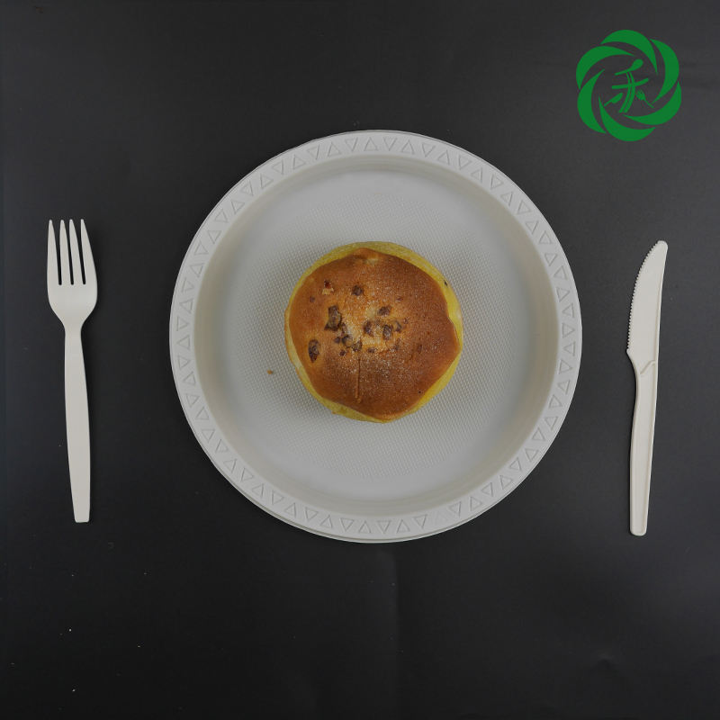 biodegradable eco knife biodegradable cornstarch Disposable Tableware disposable corn starch cutlery spoon fork knife