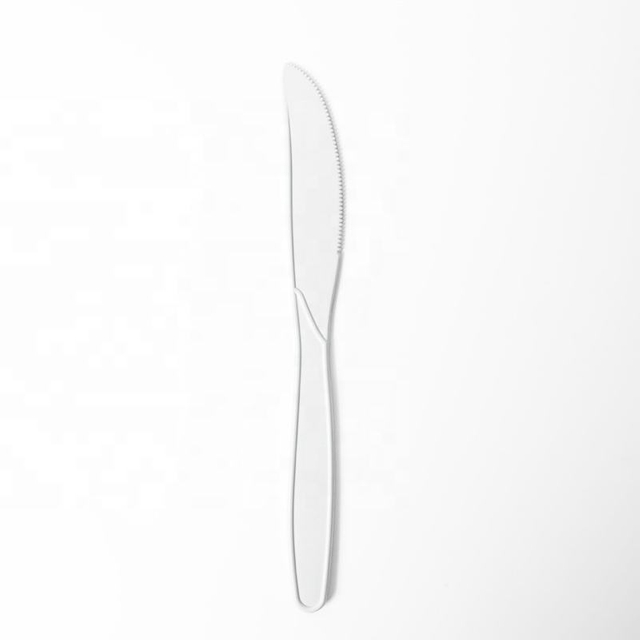 Compostable Cutlery Biodegradable Corn Starch Disposable Plastic Tableware Sets Spoon Knife And Fork