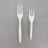 Wholesale Convenient Environment Friendly Corn Starch 8 Inch Disposable Takeaway Fork With Good Quality Tableware