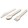 Biodegradable Disposable Utensils Knife Fork Spoon Set Sugarcane Bagasse Cutlery sugarcane fork knife spoon cutlery