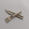 Natural Compostable Paper Spoon Cutlery Utensil Sets Biodegradable Disposable Sugarcane Knife and Fork