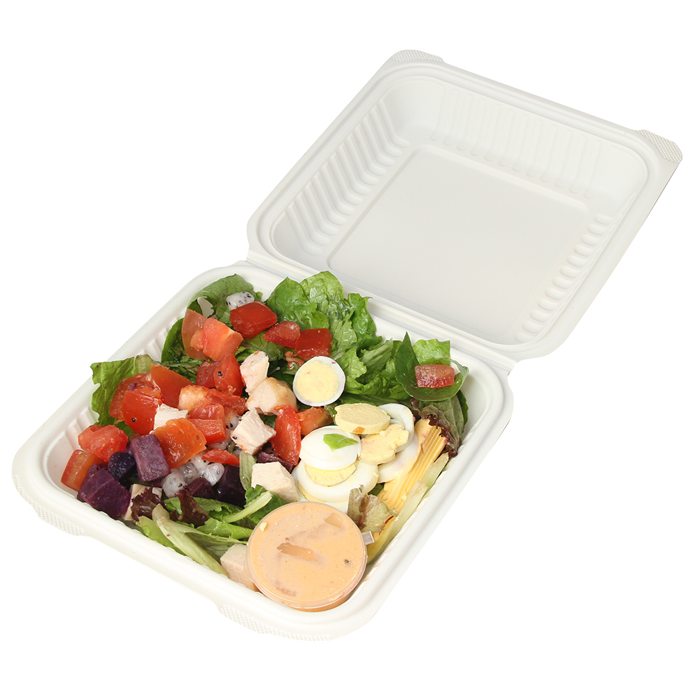 Eco-friendly Biodegradable Disposable Microwaveable TakeOut Food Containers Corn Starch Lunch Box Microwave Disposal Container
