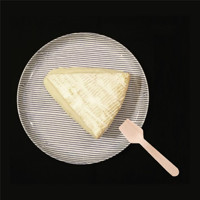 Disposable mixing spatula Wooden mini ice cream scoop Natural wooden scoop